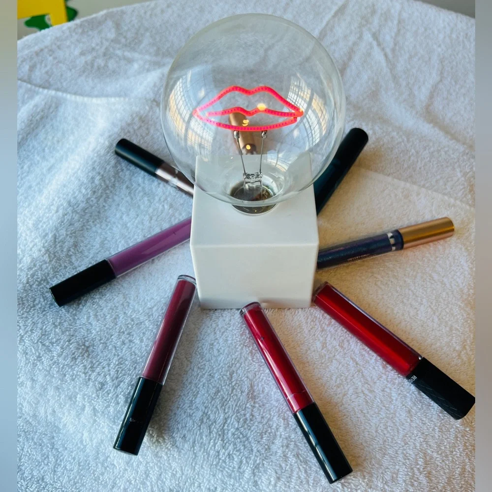 Lip Gloss Bundle — Pink, Plum, Bronze, Copper, Red, Blue, Teal - Picture 5 of 6